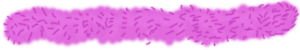 An Illustration of a fuzzy furry feather boa