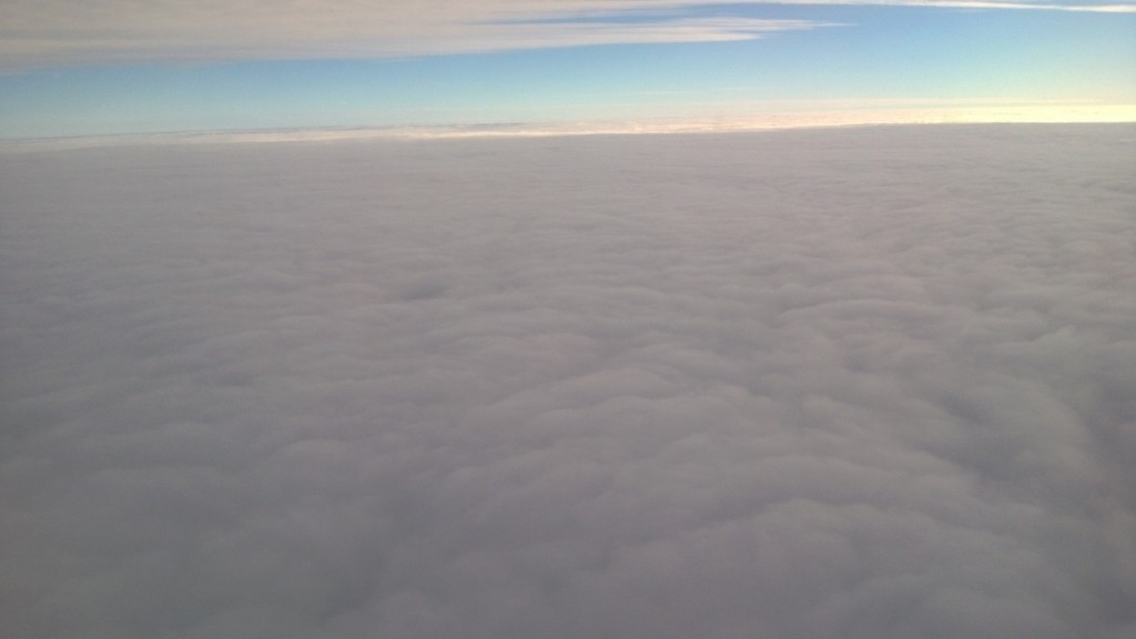 A sea of clouds