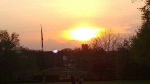 Cloud Castle in a Sunset