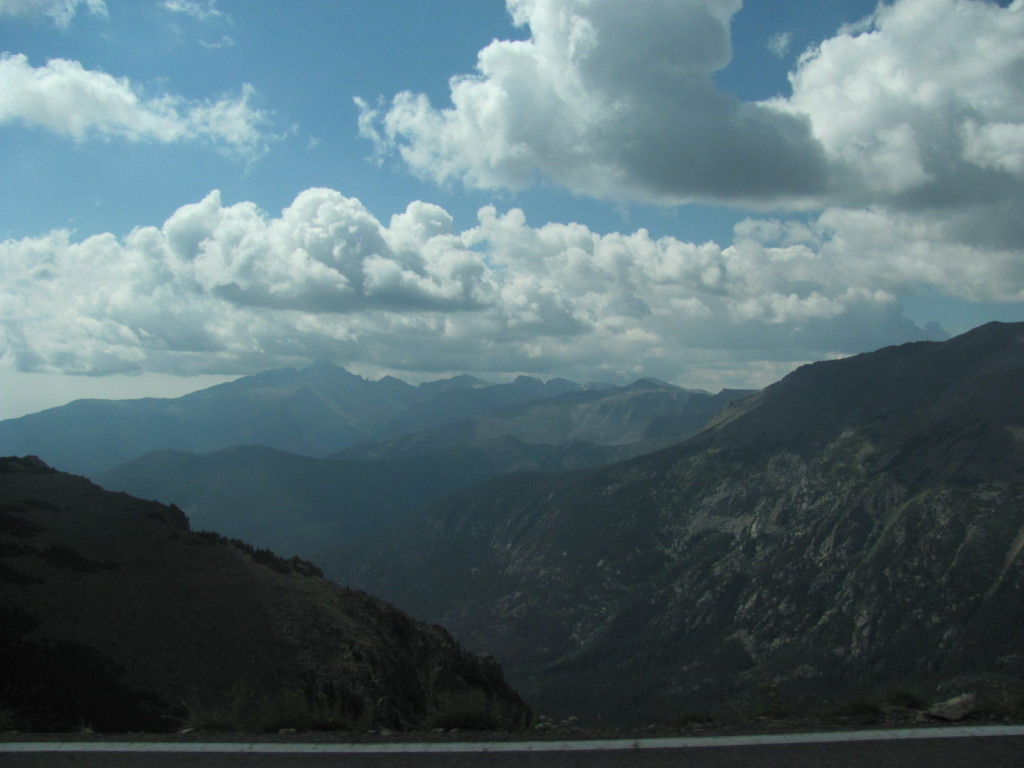 Pretty colorado mountains that get turned into a window view