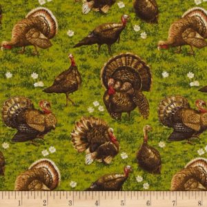 Metallic Turkey Fabric