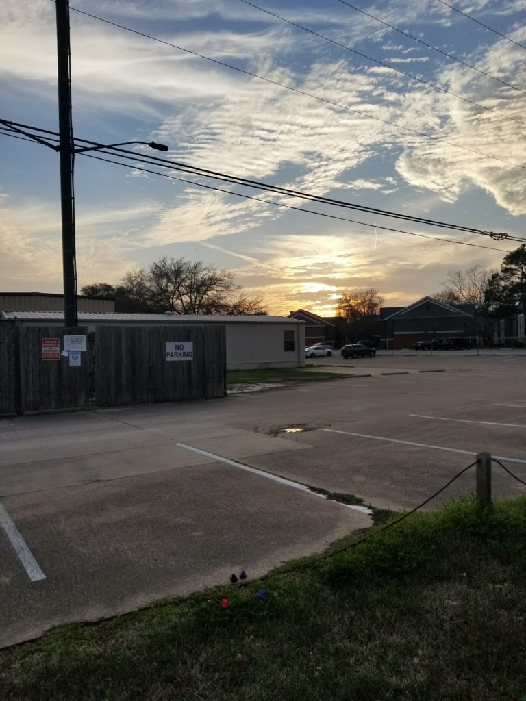 Pretty sunset... possibly with Photobombers towards the bottom.