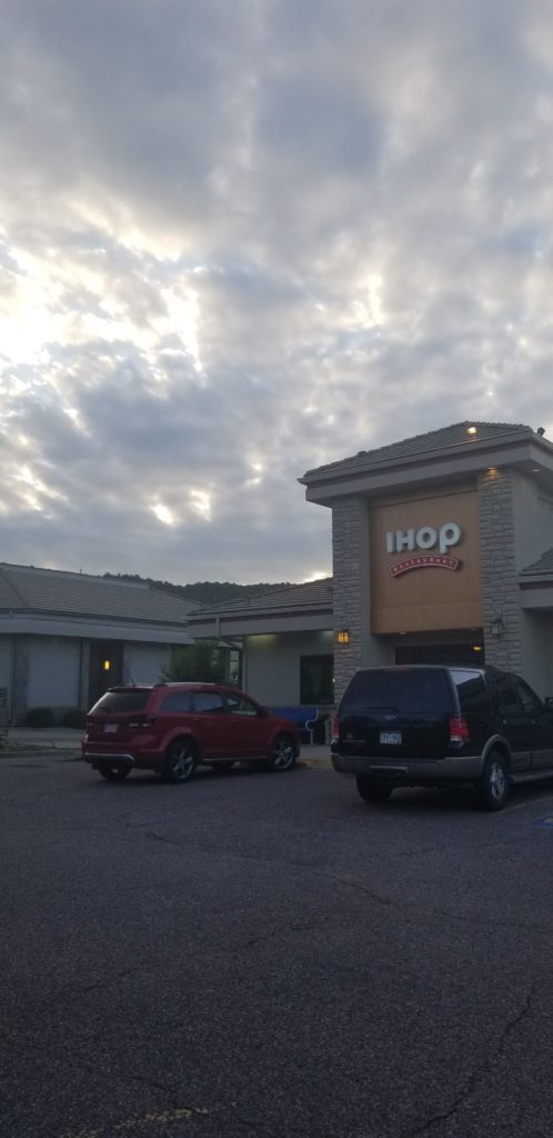 Sunset over IHOP