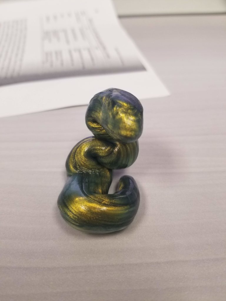 opalescent silly putty snake thing